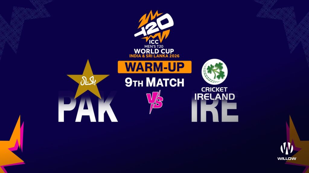 Ireland vs Pakistan Live Streaming Free: T20 World Cup Warm-up in Colombo