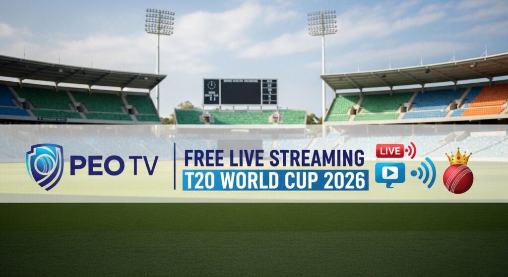 PEO TV Free Live Streaming T20 World Cup 2026
