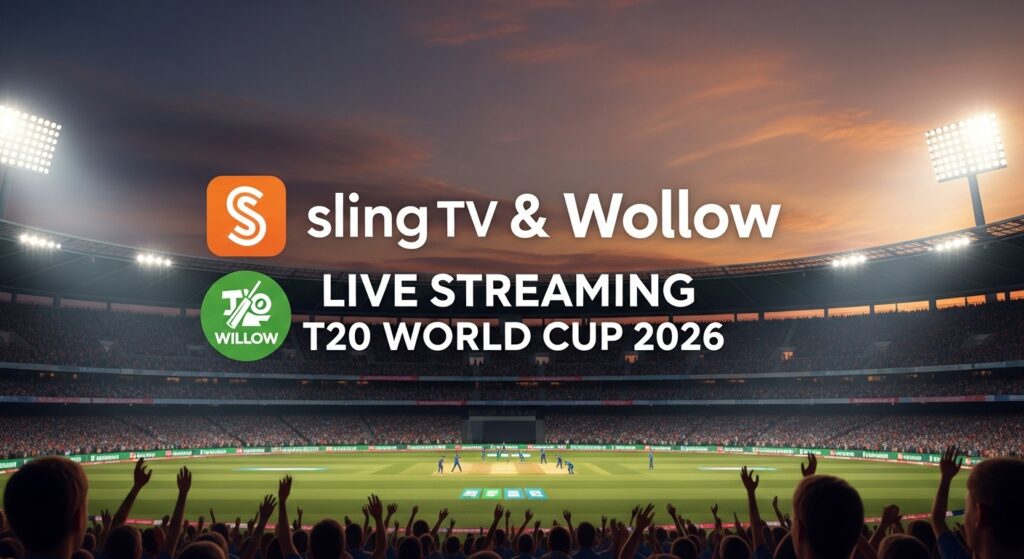 Sling TV & Willow Live Streaming T20 World Cup 2026
