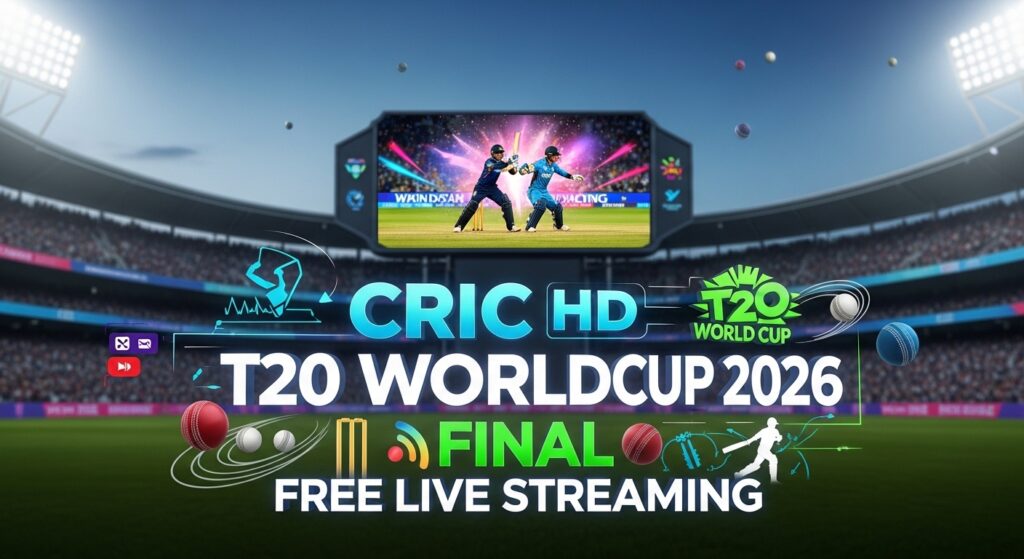 Cric HD T20 World Cup 2026 Final Free Live Streaming