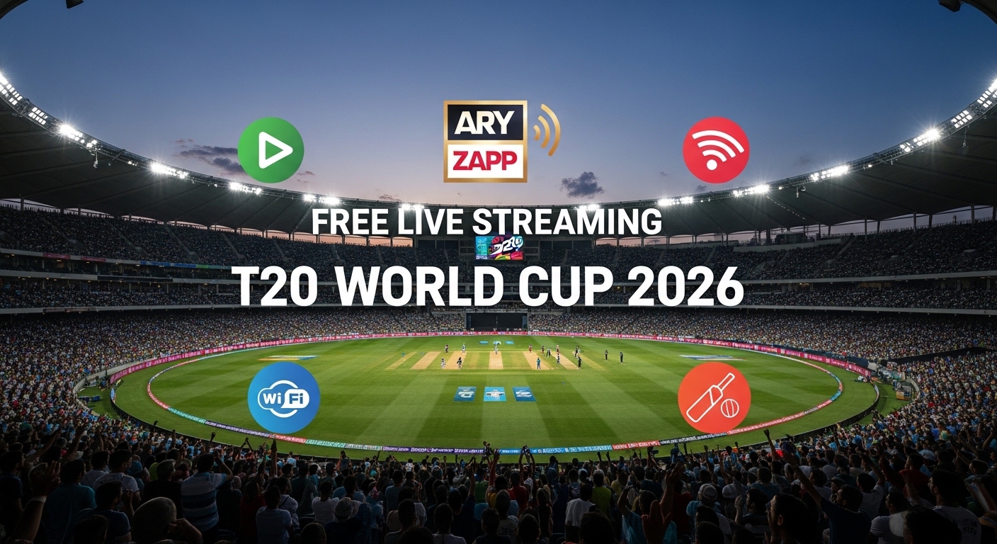 ARY Zapp Free Live Streaming T20 World Cup 2026