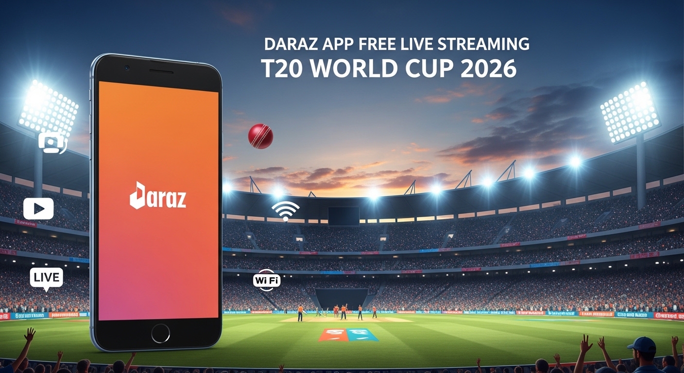 Daraz App Free Live Streaming T20 World Cup 2026