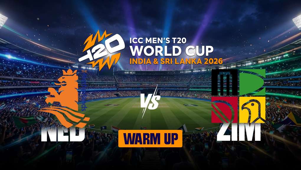 Netherlands vs Zimbabwe Live Streaming Free & Live Scores - T20 WC Warm-up 2026