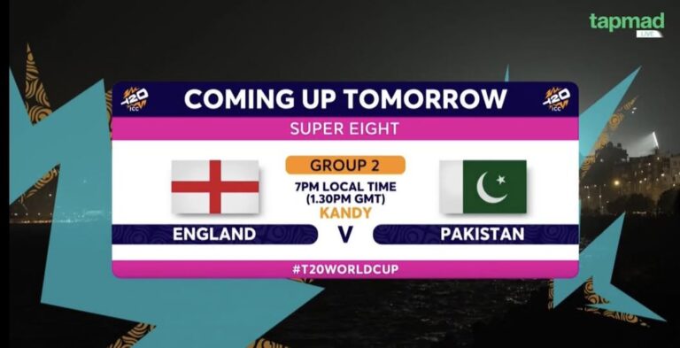 Tomorrow's match is simple for Pakistan — win or go home. Pakistan face England in a Super 8 Group 2 showdown at the ICC Men's T20 World Cup 2026 with their entire semi-final hopes resting on this one game. Match DetailInfoMatchSuper 8 Group 2 — Pakistan vs EnglandStageSuper EightsSituationMust-win for PakistanEngland StatusOne win needed for semi-final Where Both Teams Stand After the first round of Super Eight fixtures, the Group 2 picture is becoming very clear very fast. England are sitting pretty — 2 points, +2.550 NRR after a comfortable 51-run win over Sri Lanka. Phil Salt scored 62, Will Jacks took 3/22, and they looked like a team hitting top gear at exactly the right moment. One more win and England are in the semi-finals. Simple as that. Pakistan are in a trickier spot. Their Super Eight opener against New Zealand was washed out in Colombo — one point each, no result. Before that, they lost to India in the group stage. So Pakistan come into this game with 1 point, knowing that another slip means their T20 World Cup 2026 journey is effectively over. Check the Super 8 group standings to see exactly how the numbers look for both sides heading into tomorrow. Why This Match Matters More for Pakistan England can afford to lose this game and still qualify if results go their way. Pakistan cannot. That difference in pressure is enormous at this level of cricket. Salman Agha's team has the talent — nobody doubts that. But they have been inconsistent throughout this tournament, and their batting order has looked fragile under pressure in key moments. Against England, a team with genuine pace, quality spin options, and a settled batting lineup, Pakistan need everything to click at once. Batting: Pakistan's top order needs to fire early. They cannot afford another collapse in the powerplay Bowling: England's Phil Salt is in form and dangerous. Early wickets are non-negotiable Mindset: The pressure of a must-win game has historically affected Pakistan — they need to treat this like any other game England's Strengths Heading In England are not just in good form — they are playing smart cricket. Their win over Sri Lanka was not flashy but it was controlled, professional, and exactly what a team building towards a semi-final run looks like. Will Jacks as a spin-bowling allrounder on Asian pitches is a real weapon. Salt at the top gives them the explosive start they need. And their pace attack has the variety to trouble any batting lineup on tracks offering even a little bit of assistance. PlayerRoleRecent FormPhil SaltOpener62 vs Sri Lanka — anchored the inningsWill JacksAllrounder21 runs + 3/22 vs Sri LankaSalman AghaPAK CaptainNeeds a big performance to lead by example What Pakistan Must Do to Win This is not the time for cautious cricket from Pakistan. They need to be aggressive from ball one — with bat and ball. If Pakistan bat first, they need 170-plus on the board. Anything under that and England's batting depth will chase it down comfortably. If Pakistan bowl first, they need to restrict England inside 160 and then back their batters to chase. The full Super 8 fixture list shows Pakistan have one game left after this — against New Zealand. But getting to that game with any hope of qualifying means winning tomorrow. There is no other way. The Bigger Picture for Group 2 Sri Lanka are already on the back foot with 0 points. New Zealand and Pakistan are both on 1 point each. England are on 2 and cruising. If Pakistan lose tomorrow, England qualify and Pakistan are left needing to beat New Zealand by a big margin AND hope Sri Lanka don't cause an upset against England. That is too many variables. The only clean path is a win tomorrow. Browse the T20 World Cup 2026 teams section for full squad details on both Pakistan and England ahead of this blockbuster Super 8 clash. Prediction England are favourites — better current form, less pressure, more tactical clarity. But Pakistan in a knockout-style atmosphere, with their backs against the wall, have produced some of the most memorable performances in T20 World Cup history. This is exactly the kind of game that brings out the best — or worst — in them. Expect a close, high-pressure contest. Pakistan need to start fast, bowl smart, and keep their nerve. If they do all three, they can win this. If they don't — the tournament is over. FAQs Q. When is Pakistan vs England Super 8 match at T20 World Cup 2026? The match is scheduled for tomorrow in the Super 8 Group 2 stage of the ICC Men's T20 World Cup 2026. Q. Is Pakistan vs England a must-win game? Yes — for Pakistan it is effectively a must-win. A defeat would leave their semi-final qualification chances hanging by a thread. Q. What happens if Pakistan lose to England? If Pakistan lose, they would need to beat New Zealand in their final Super 8 game and rely on other results to have any chance of making the semi-finals. Q. How did England perform in their first Super 8 match? England beat Sri Lanka by 51 runs — Phil Salt scored 62 and Will Jacks took 3 wickets for 22 runs. Q. Who is Pakistan's captain at T20 World Cup 2026? Salman Agha is captaining Pakistan at the ICC Men's T20 World Cup 2026. Q. Can Pakistan still qualify for the semi-finals after the washout vs New Zealand? Yes — but they must win both remaining Super 8 games, starting with England tomorrow, to have a realistic shot at the last four.