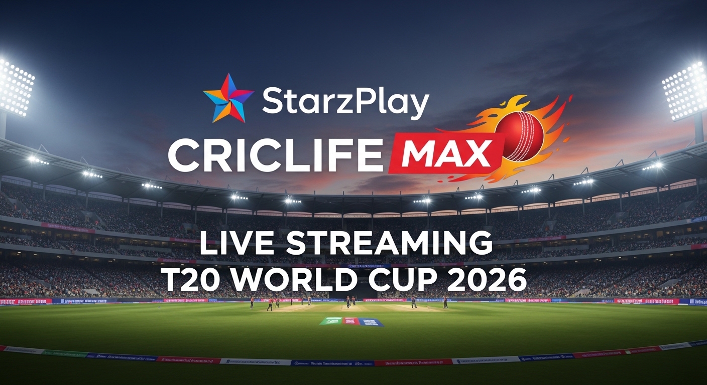 StarzPlay CricLife Max Live Streaming T20 World Cup 2026