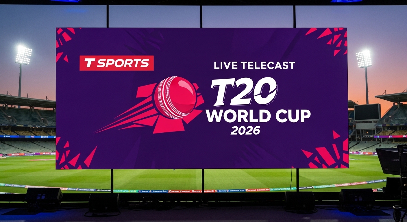 T Sports Live Telecast T20 World Cup 2026